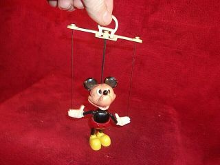 Vintage Mickey Mouse Marionette Puppet By: Walt Disney Productions,  Hong Kong