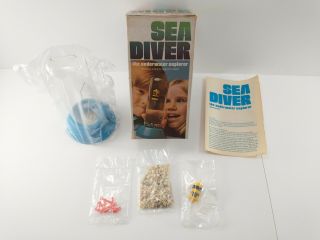 Vintage 1973 Parker Brother Sea Diver Underwater Explorer Toy / Rare