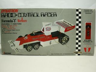 1978 Radio Controlled Texaco Marlboro 6 Wheeled Indy Formula 1 R/c Car Iw - 2000