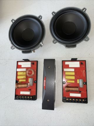 Vintage Boston Acoustics 5.  5lf Speakers With Crossovers