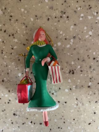 Vintage Grolier Disney Christmas Ornament Jessica (approx 4”)