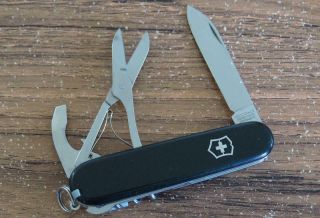 Victorinox Black Compact Swiss Army Knife,  Poor To