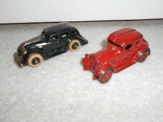 Kilgore,  Arcade,  Ac Williams,  Hubley (2) Cars Cast Iron Toys Vintage 1930s