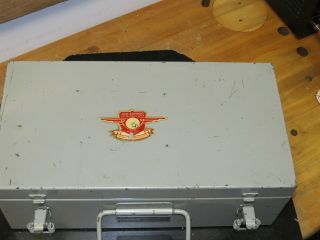 Vintage Military I - 177 - B Tube Tester Empty Case, 2