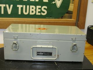 Vintage Military I - 177 - B Tube Tester Empty Case, 3