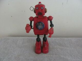 Vintage Tin Wind Up Toy Robot