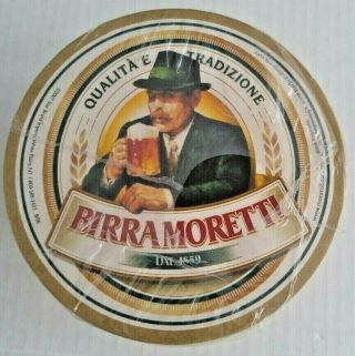 100 Birra Moretti Beer Coaster Pack For Pub,  Bar Or Man Cave