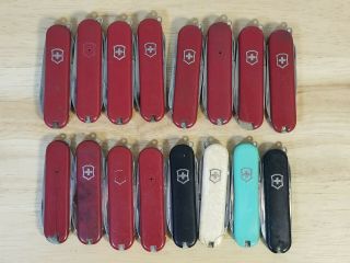 16 Victorinox Classic Sd 58mm Swiss Army Knives - Mixed Colors