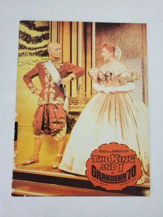Vintage 1956 " The King And I " Movie Souvenir Program