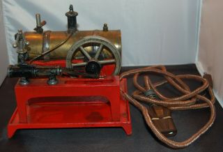 Vintage Weeden Horizontal Electric Steam Engine No.  648,  Runs - See Video