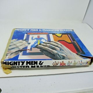 Vintage Tomy Mighty Men & Monster Maker No Pencils/otherwise