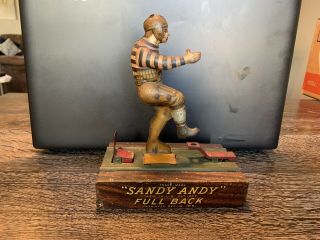 Vintage 1919 Wolverine Toy Company Sandy Andy Football Player Kicker Toy