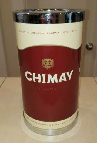 Rare & Htf Chimay Beer Bottle Insulated Cooler Chiller Belgian Trappist Ale Nwot