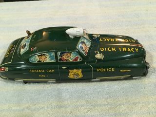 Vintage 1940s Marx Dick Tracy " Siren Squad Car