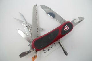 Red Victorinox Evogrip 18 Evolution Multi - Tool Pocket Knife Wenger Handyman Evo