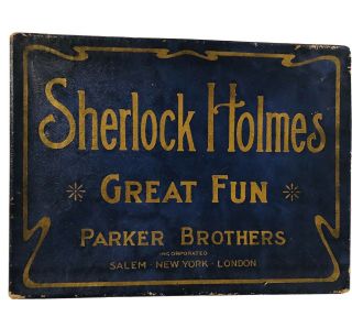 1904 Antique Parker Brothers Sherlock Holmes Card Game - 116 Years Old Complete