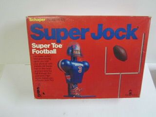 Jock Toe Football Kicking Game Schaper 1976 Box Complete