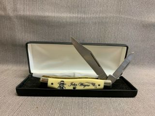 Vintage Schrade,  580sc 2 - Blade Pocket Knife - " John Wayne " -