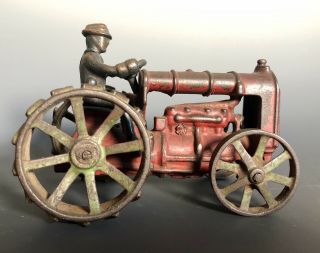 Arcade Cast Iron Fordson Tractor W/ Driver