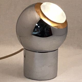 Vtg Mcm Chrome Eyeball Pendant Floor Table Lamp Light Atomic Space Age 60s 70s