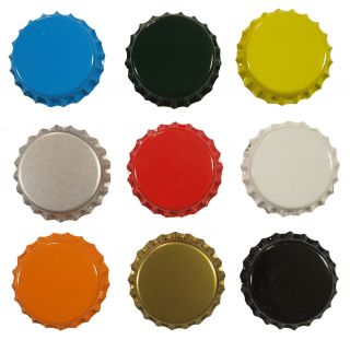 360 Home Brew Bottle Caps 9 Colors X 40 Each (, Uncrimped) Blue Red Yellow