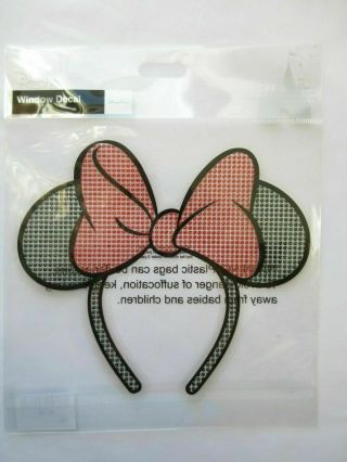 Disney Parks Minnie Mouse Bow Icon Window Decal Car Auto Sticker