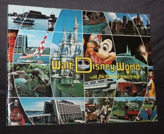 Vtg Walt Disney Word A Pictorial Souvenir Book 1977