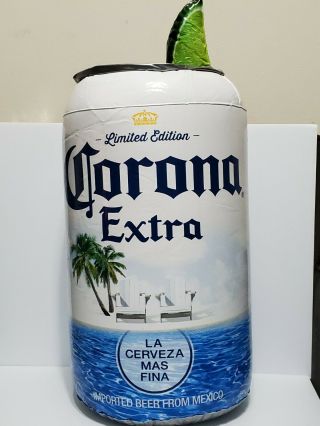 Inflatable Corona Extra Beer Can 24 Inches Tall.  In Bag