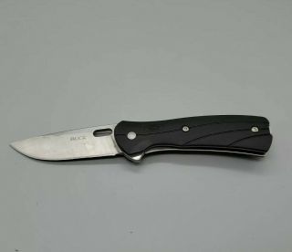 Buck Usa 340 Small Vantage Liner Lock Folding Black Nylon Pocket Knife B105