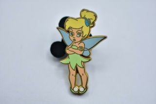 2009 Tinkerbell Peter Pan Mad Angry Disney Official Trading Pin Cute Rare Binf