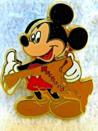 2002 Disney Trading Pin Ds 12 Months Of Magic Mickey Mouse State Maryland