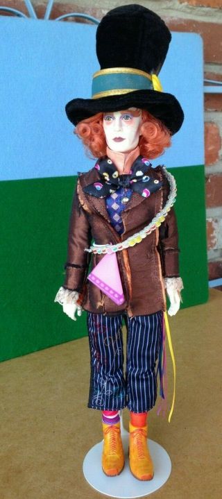 Johnny Depp Mad Hatter From Alice In Wonderland - Mattel 2009 - Unusual Hat