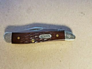 2008 Case Xx 6220 Peanut Knife,  Brown Jigged Bone