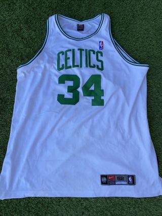 Vintage Nike Authentic Paul Pierce 34 Boston Celtics Jersey Size 52
