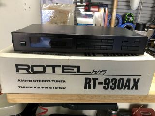 Vintage Rotel Rt - 930ax Am/fm Tuner - See Video