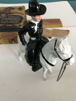 Ideal 1950s Hopalong Cassidy And Topper With Box