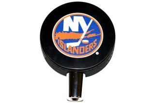 York Islanders Basic Logo Nhl Hockey Puck Beer Tap Handle