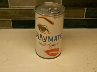Playmate Malt Liquor Tab Top Beer Can " Like " (usbc 109 - 33) Reading,  Pa{paper Label}