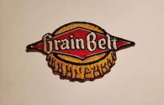 Vintage Grain Belt Beer Patch 4 - 3/4 " X 3 " Nos