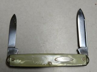 Vintage Utica Cutlery Co Knife The United States National Bank Omaha Nebraska 2