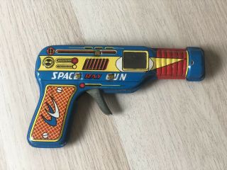Vintage Space Ray Gun - Vintage Made In Japan - Tin Toy
