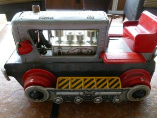 Scarce Nomura Tin Lighted Piston Tractor B/o Japan No Yonezawa/robot/space Toy