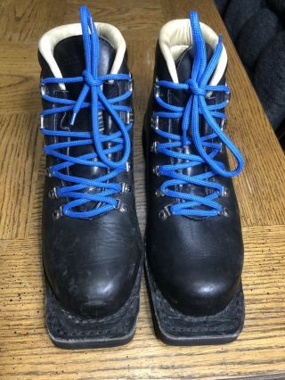 Vintage Merrell 3 Pin Telemark Leather Welt Ski Boots Women’s Us 8