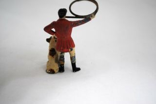 Vintage German Fox Hunt Man with Horn & Dog 3