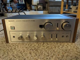 Amplifier Sony Ta - 2650 Vintage Integrated Stereo Amplifier
