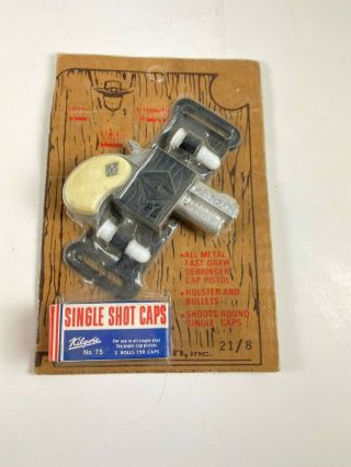 Vintage Western Man Derringer Toy Diecast Made In The Usa Still