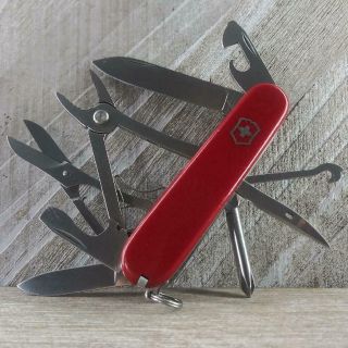 Victorinox Deluxe Tinker Swiss Army Knife Red Good,  Multi - Tool