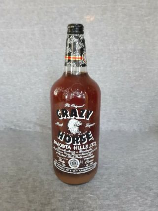 Vintage 1992 Crazy Horse Malt Liquor Dakota Hills Ltd Collector 