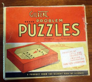Gilbert Boxed Problem Puzzles - Atom Bomb Wwii Themed Puzzles