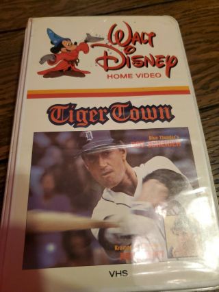 1980s Walt Disney Tiger Town Vhs